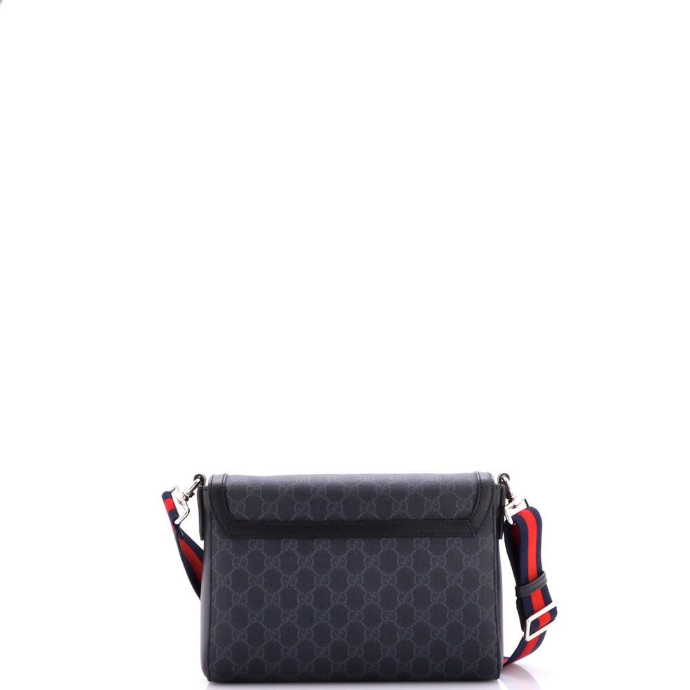 Gucci Web Strap Flap Messenger Bag Gg #258258G16B - Picture 3 of 8